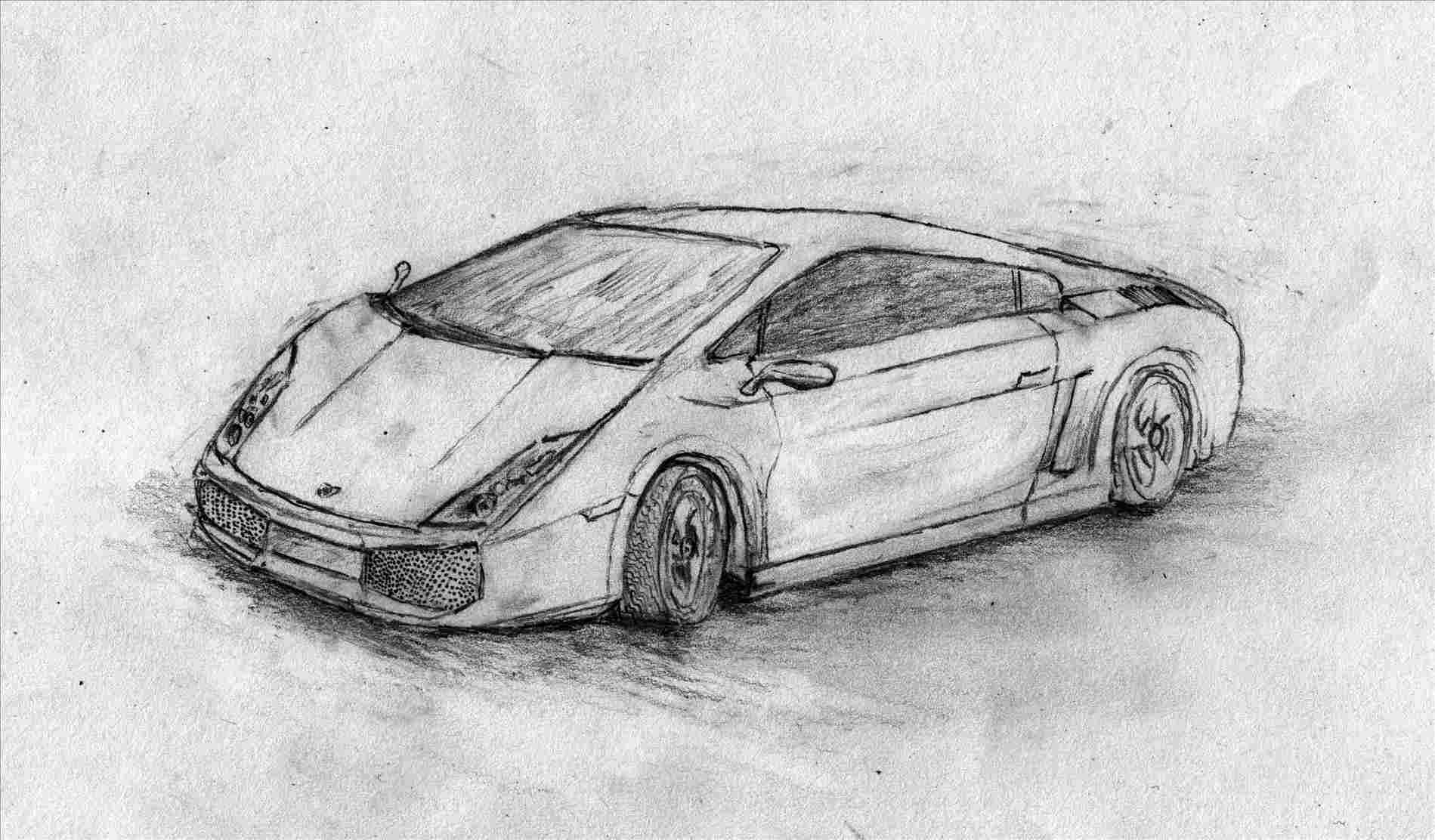 1899x1112 Drawings Cars Made With Pencilrhplanwallpapercom Image - Lamborghini Pencil Drawing