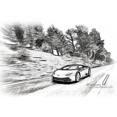 240x240 lamborghini huracan pencil drawing photographyandreas tags bw - Lamborghini Pencil Drawing