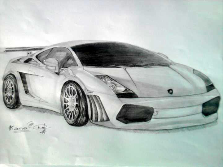 720x540 drawn lamborghini pencil and in color drawn lamborghini - Lamborghini Pencil Drawing