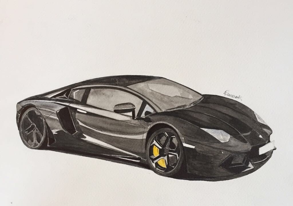 Lamborghini Reventon Drawing at PaintingValley.com | Explore collection ...