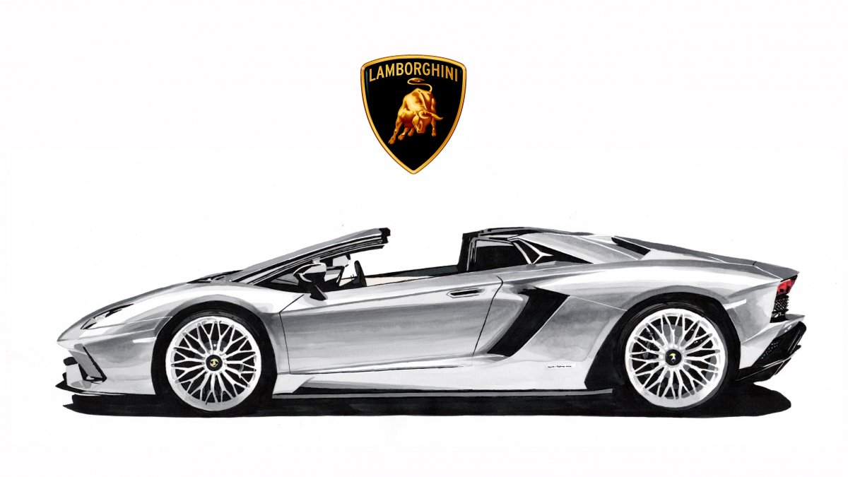 1200x675 lamborghini aventador s roadster - Lamborghini Reventon Drawing