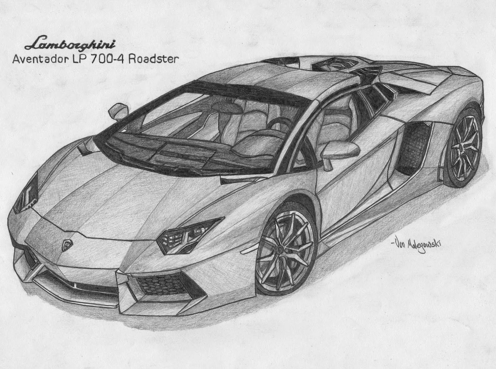 lamborghini reventon drawing