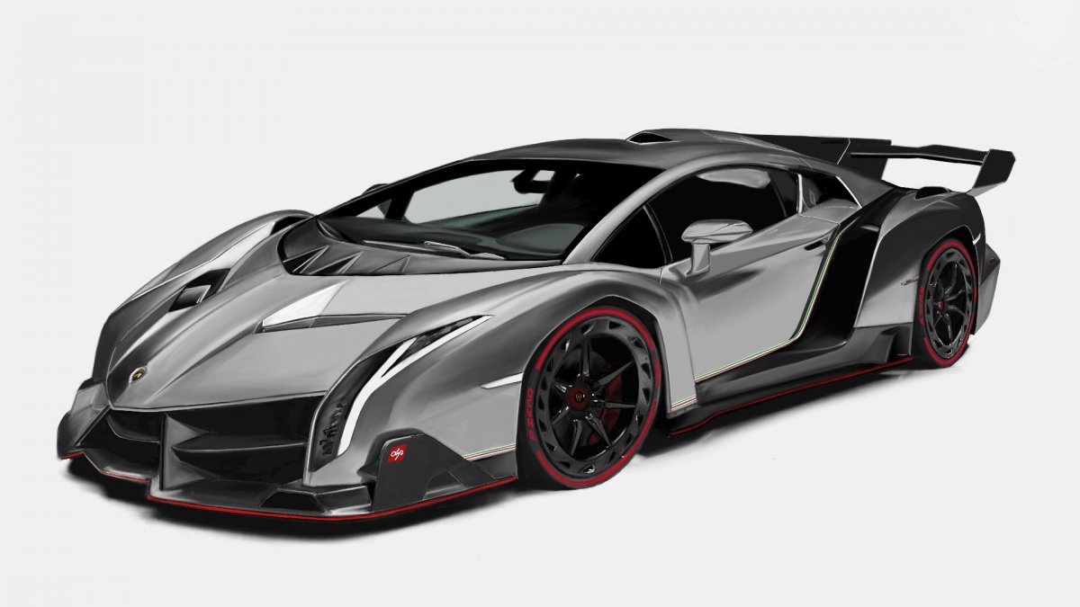 Lamborghini Veneno Drawing at PaintingValley.com | Explore collection ...