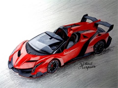 480x360 speed drawing lamborghini veneno - Lamborghini Veneno Drawing