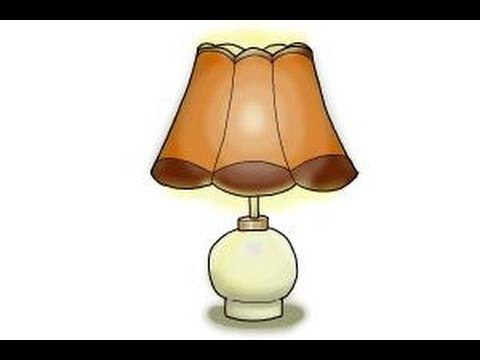 480x360 How To Draw A Lamp - Lamp Drawing