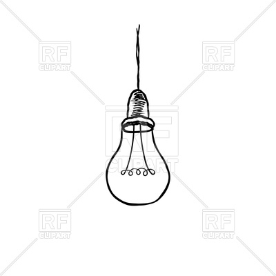 400x400 Lamp Bulb - Lamp Drawing