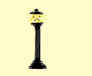 300x250 a sad lamppost drawing - Lamp Post Drawing