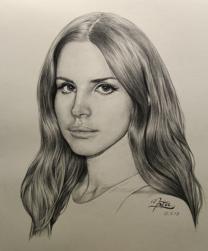 813x982 Lana Del Rey Drawing Art Drawing Skill - Lana Del Rey Drawing