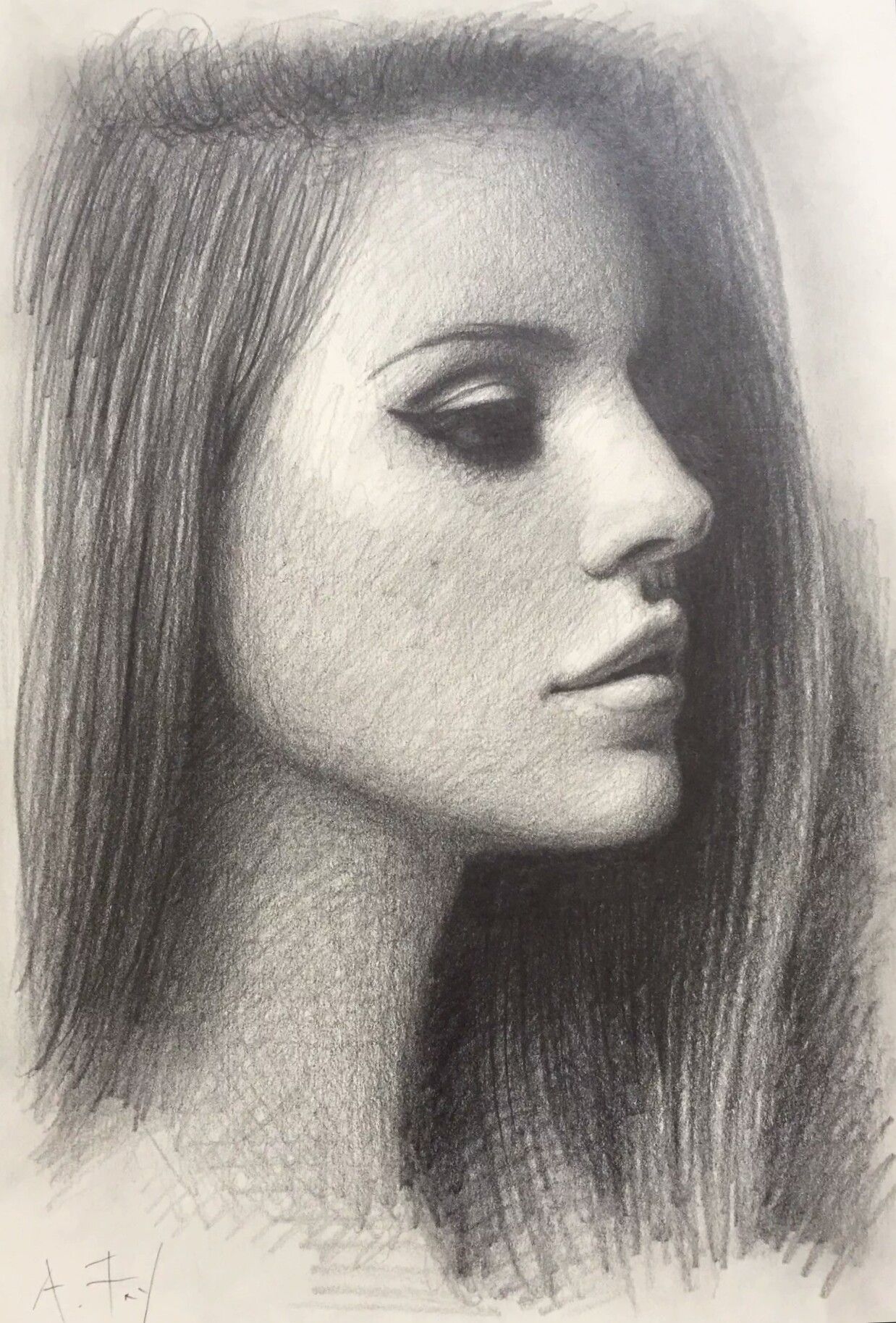 1238x1827 Lana Del Rey - Lana Del Rey Drawing