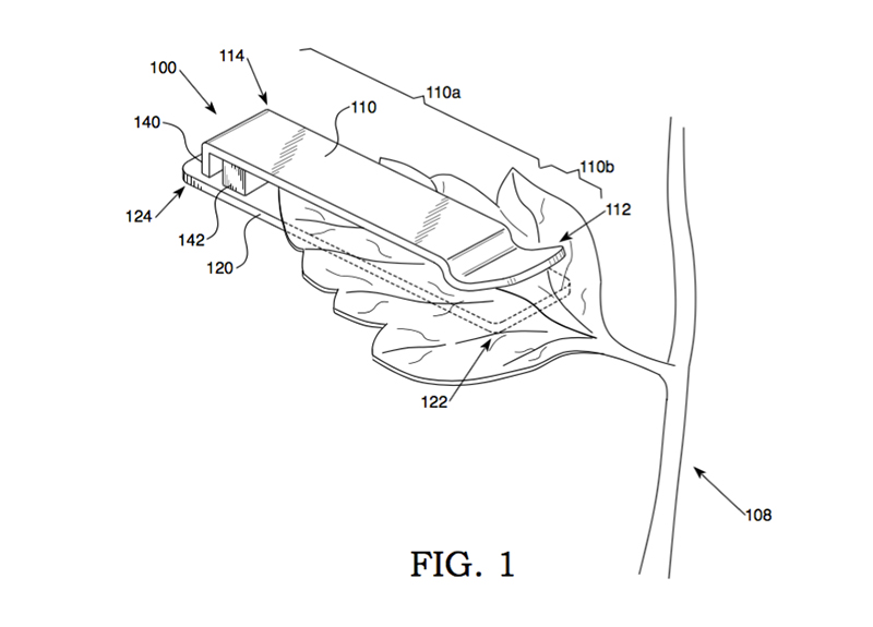 800x575 leaf sensor patent drawing - Lancaster Drawing
