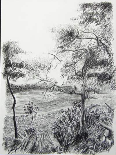 Land Drawing at PaintingValley.com | Explore collection of Land Drawing