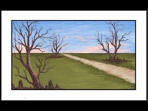480x360 Ms Paint Beginners Tutorial - Land Drawing