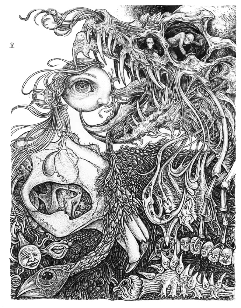 792x1011 Another Day - Landfill Drawing