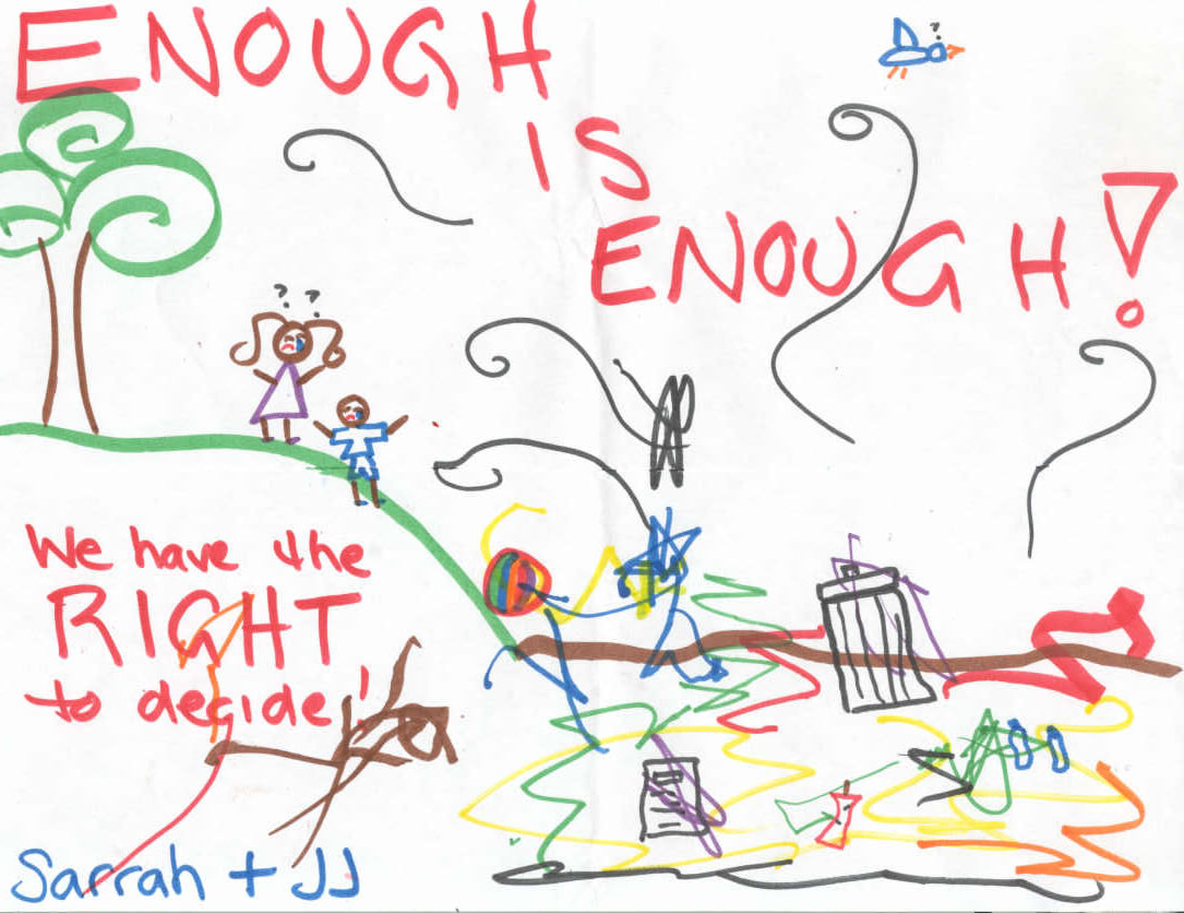 1085x836 ohio citizen action child's drawing for rumpke landfill - Landfill Drawing