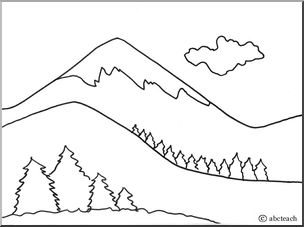 304x227 coloring - Landforms Drawing