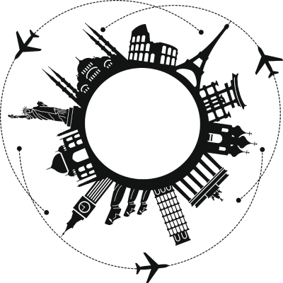 400x400 download free png travel global illustration landmark drawing icon - Landmark Drawing