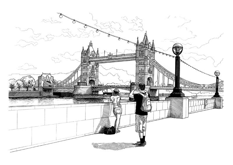 800x566 mike hall maps illustration - Landmark Drawing