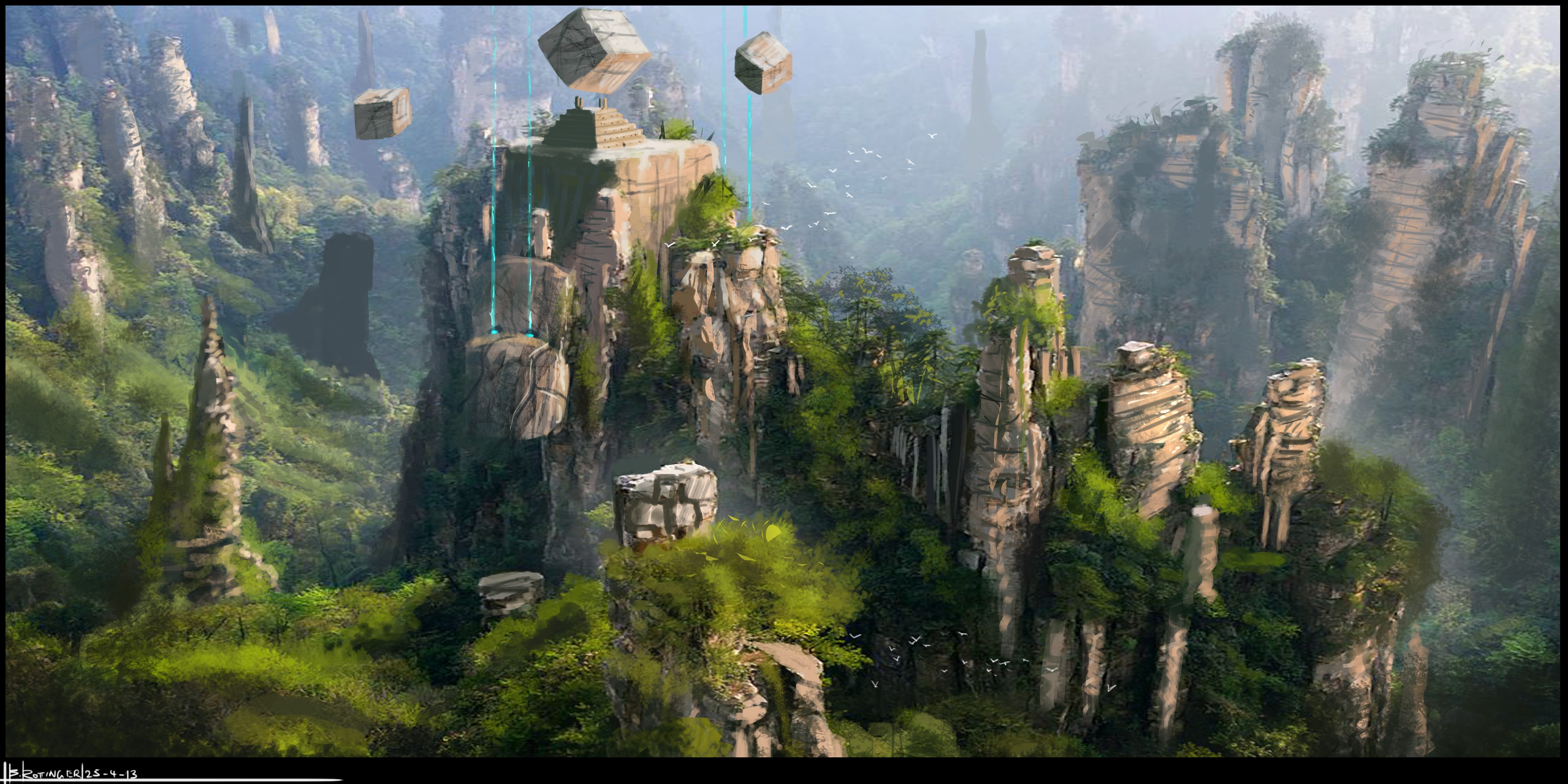 4000x2000 vegetation, landscape, landmark, drawing, creative arts hd - Landmark Drawing