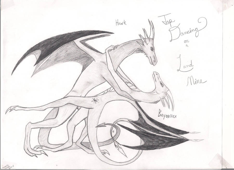 900x655 Tap Dancing On A Land Mine - Landmine Drawing