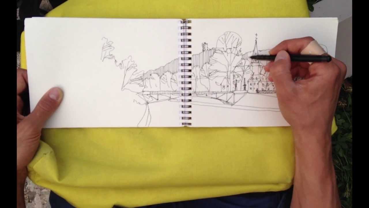 1280x720 Linescapes Introduction Video - Landscape Architecture Drawing