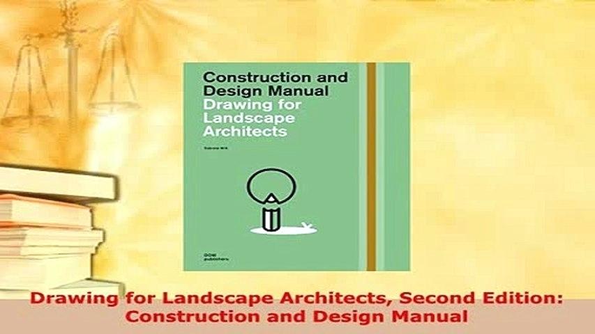 853x480 Construction And Design Manual Drawing For Landscape Architects - Landscape Architecture Drawing