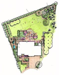 Landscape Architecture Drawing at PaintingValley.com | Explore ...