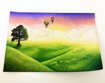 340x270 Landscape Drawing Etsy - Landscape Drawing