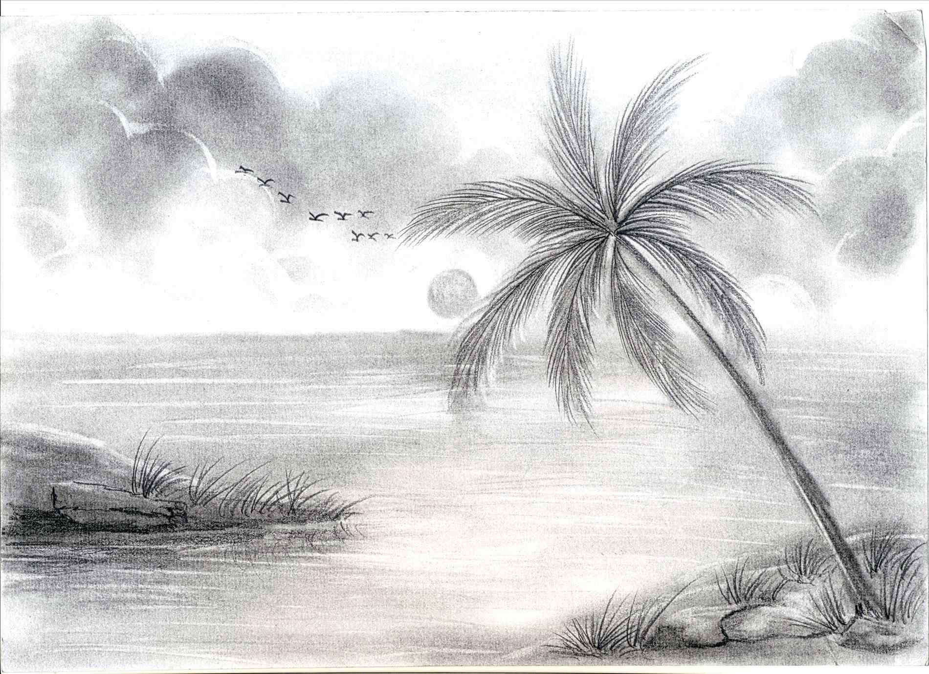 1900x1380 landscape drawing artists pencil drawings landscape ways - Landscape Drawing Artists
