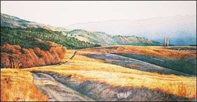 396x205 Pen And Ink Drawing - Landscape Drawing Artists