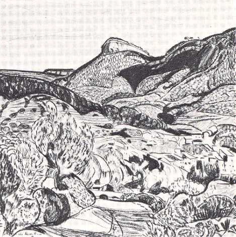 469x471 Art New Zealand - Landscape Drawing Artists