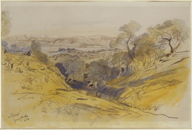 640x433 Edward Lear's Landscape Drawings How Many Were There - Landscape Drawing Images