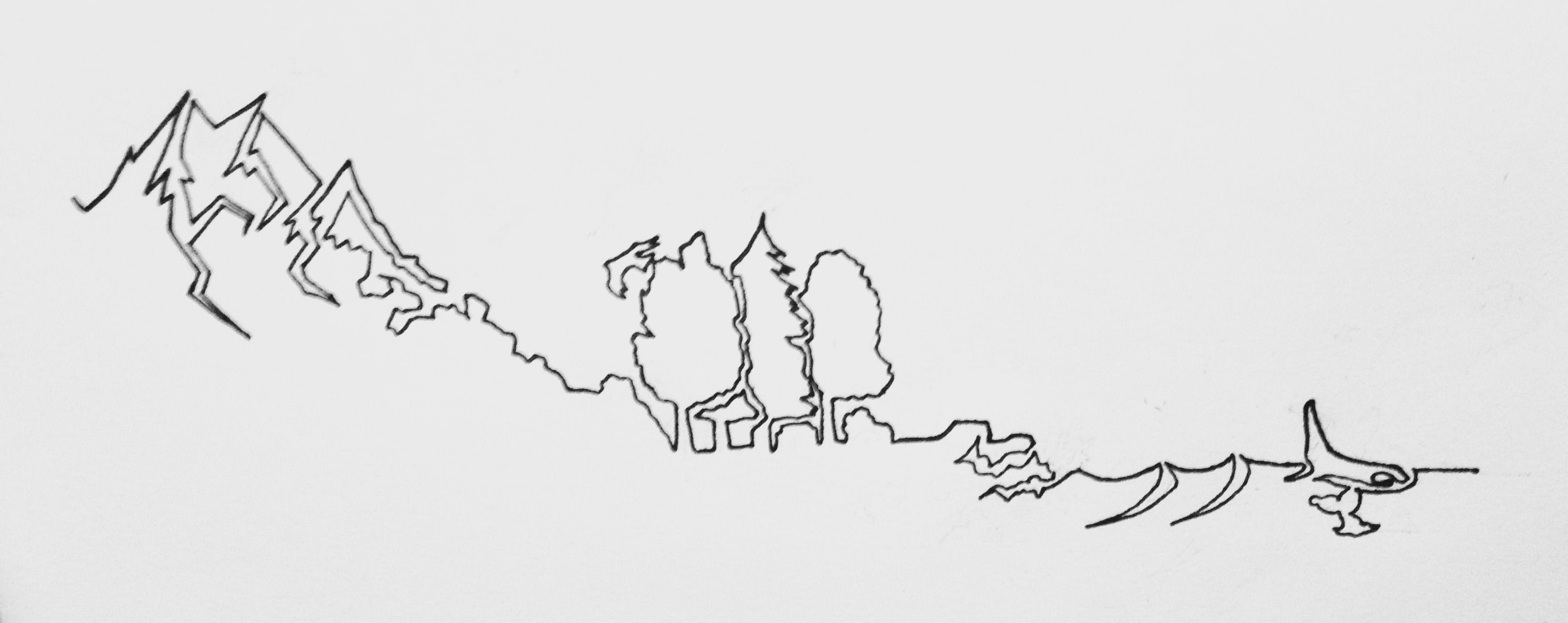 Landscape Line Drawing At PaintingValley Explore Collection Of Landscape Line Drawing At PaintingValley Explore Collection Of