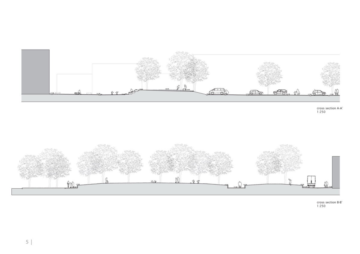1200x848 Section Drawing Landscape For Free Download - Landscape Section Drawing