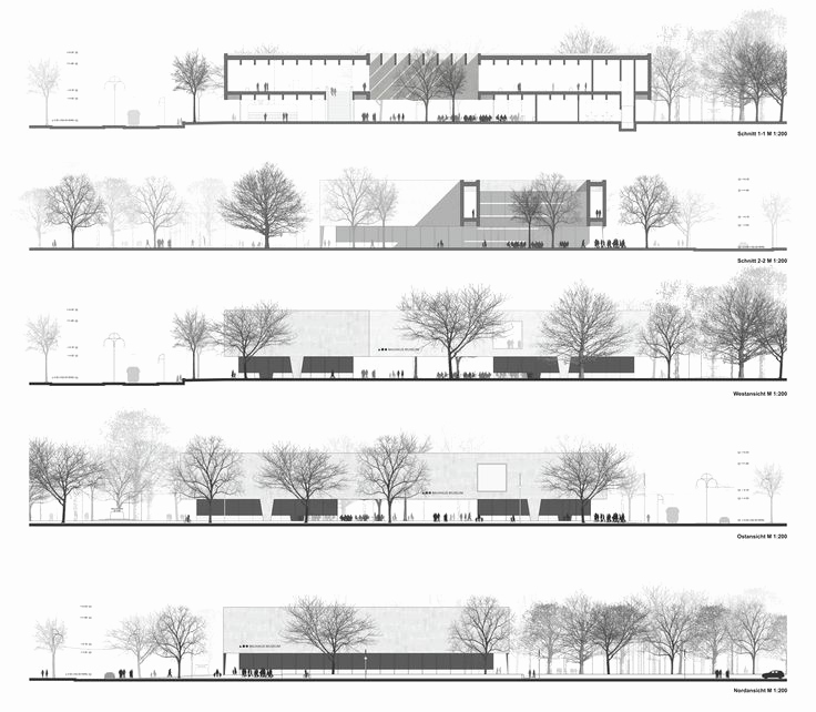 736x642 section plan of house landscape section elevation drawing google - Landscape Section Drawing