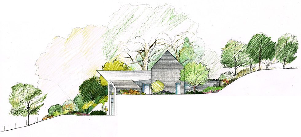 980x449 In The Landscape Architecture Studio Ibbotsonstudios - Landscape Section Drawing