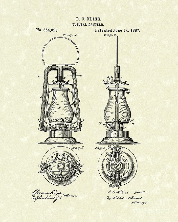 720x900 Lantern Patent Art Drawing - Lantern Drawing