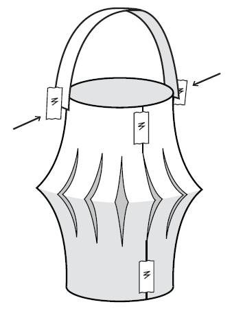 338x469 How To Make A Paper Lantern In Easy Steps Steps - Lantern Drawing Simple