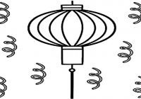 200x140 Chinese Lanterns Coloring Pages With Collection Of Free Lantern - Lantern Drawing Simple