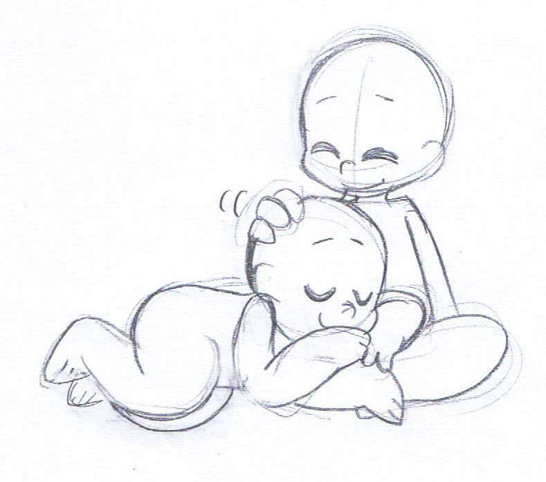 789x697 ych your lap is a great pillow closed - Lap Drawing