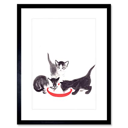 425x425 drawing kittens milk animal cat pet baby lap cool - Lap Drawing