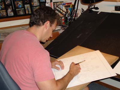 400x300 Inking Art Lesson - Lap Drawing Board