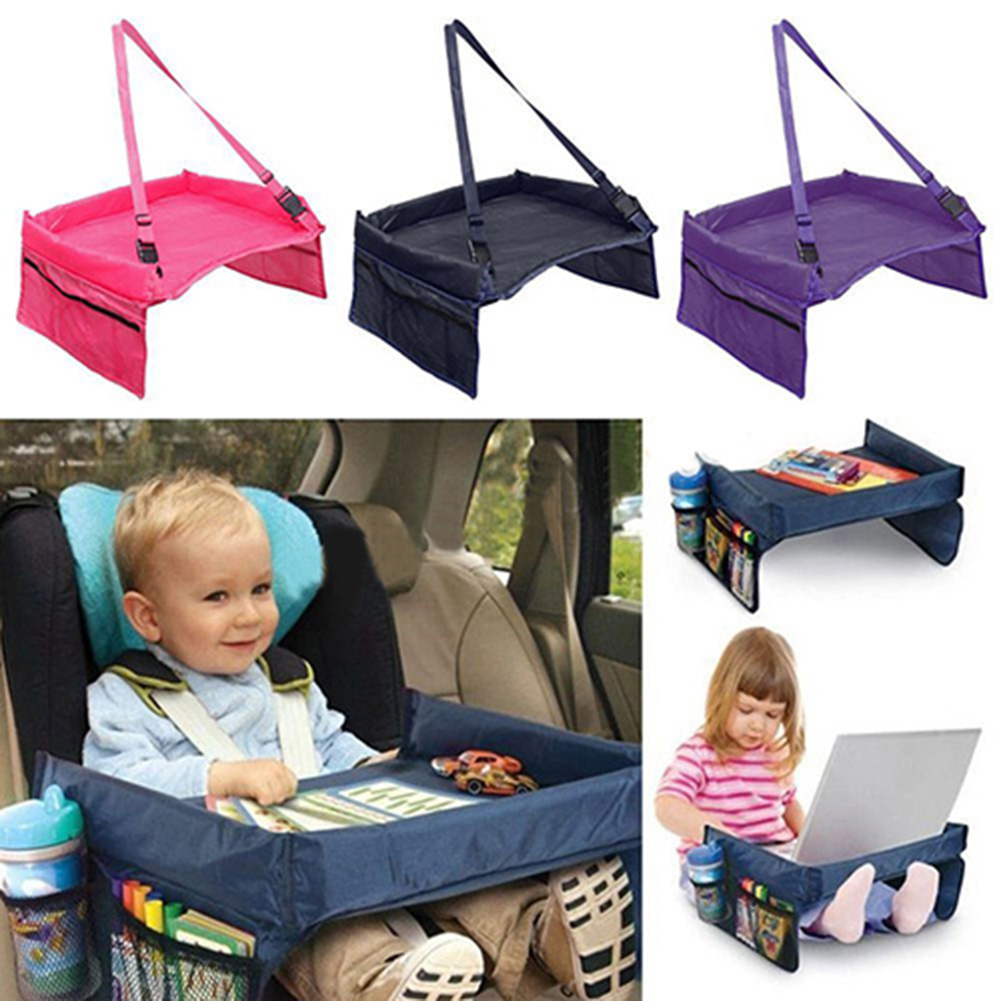 1001x1001 Kids Travel Snack Drawing Board Play Lap Tray Safety Baby Car Seat - Lap Drawing Board