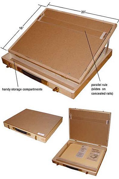 393x590 homemade portable drawing board desk - Lap Drawing Board