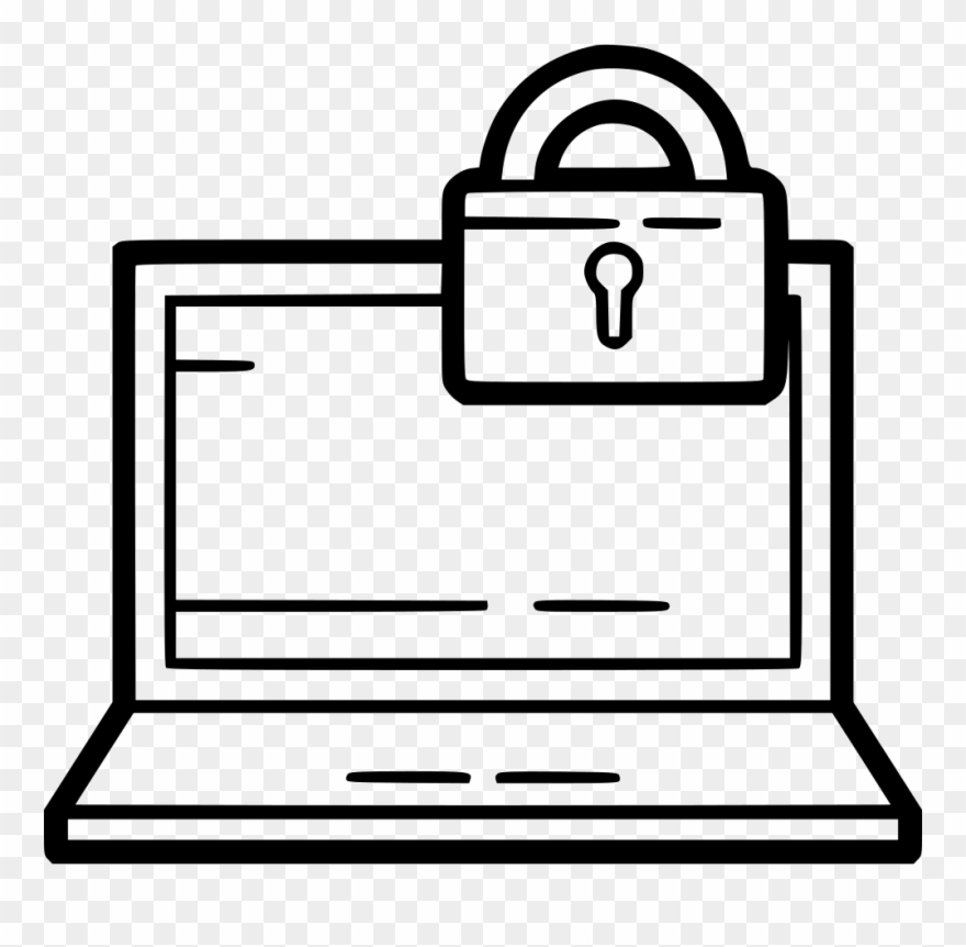 880x862 Laptop Line Drawing Transparent Stock - Laptop Line Drawing