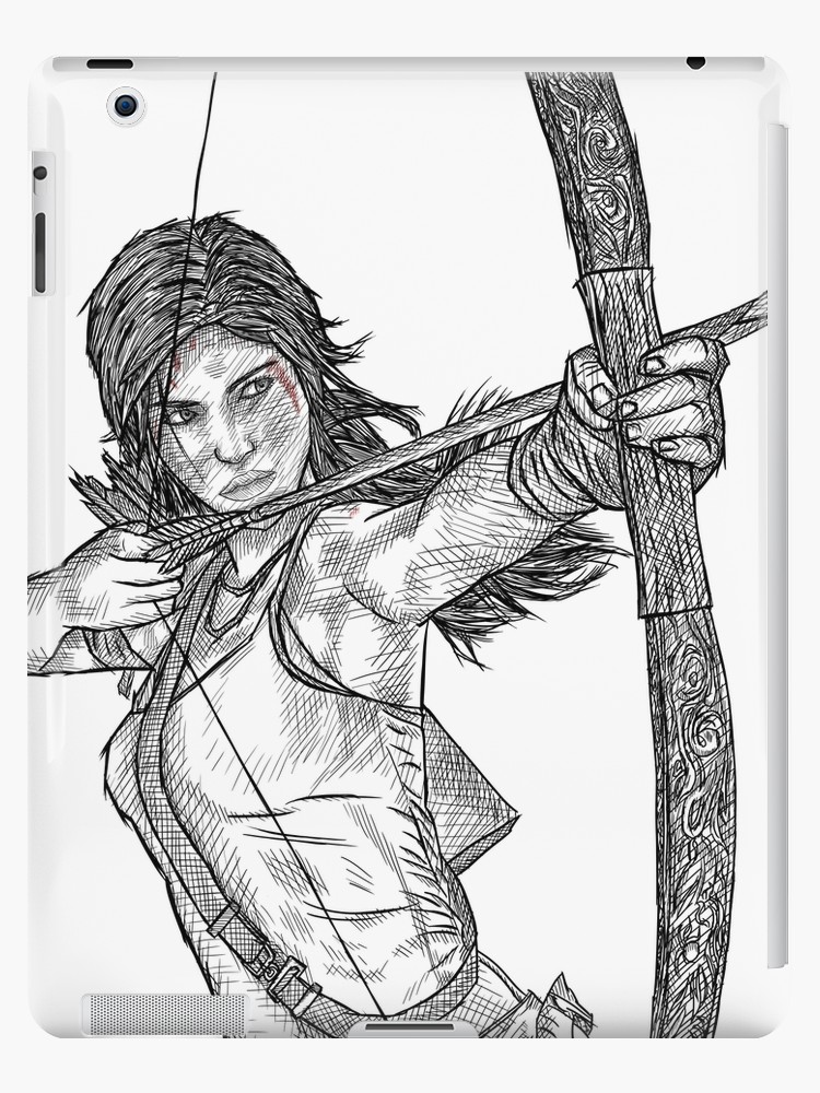 Lara Croft Drawing at PaintingValley.com | Explore collection of Lara