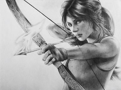 400x298 lara croft tomb raider drawing - Lara Croft Drawing