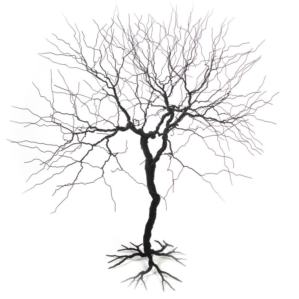 974x974 Large Steel Wire Tree - Large Tree Drawing