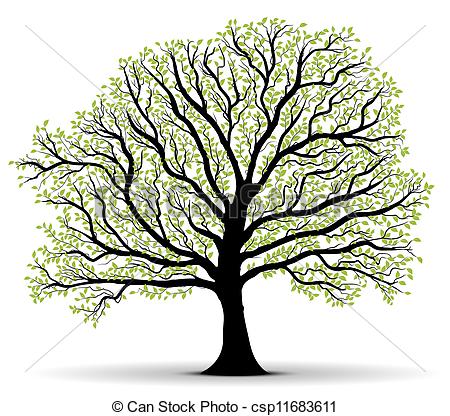 450x416 Simple Black And White Tree Drawing - Large Tree Drawing