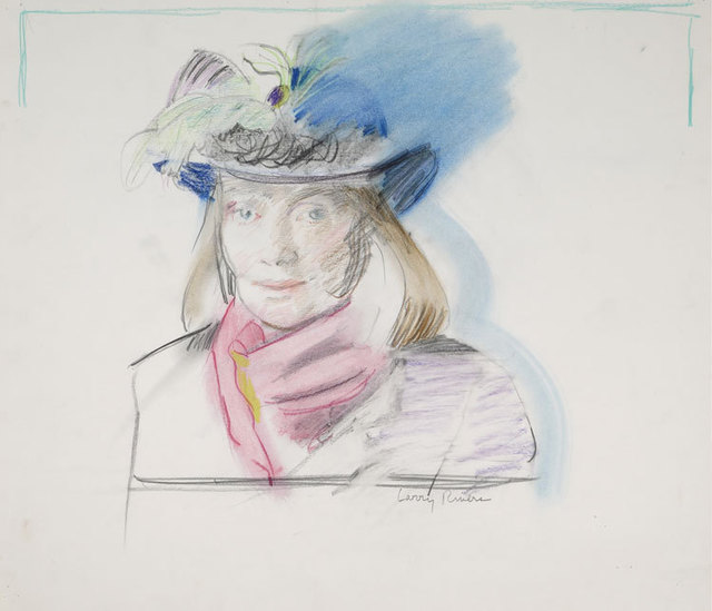 640x549 Larry Rivers - Larry Drawing