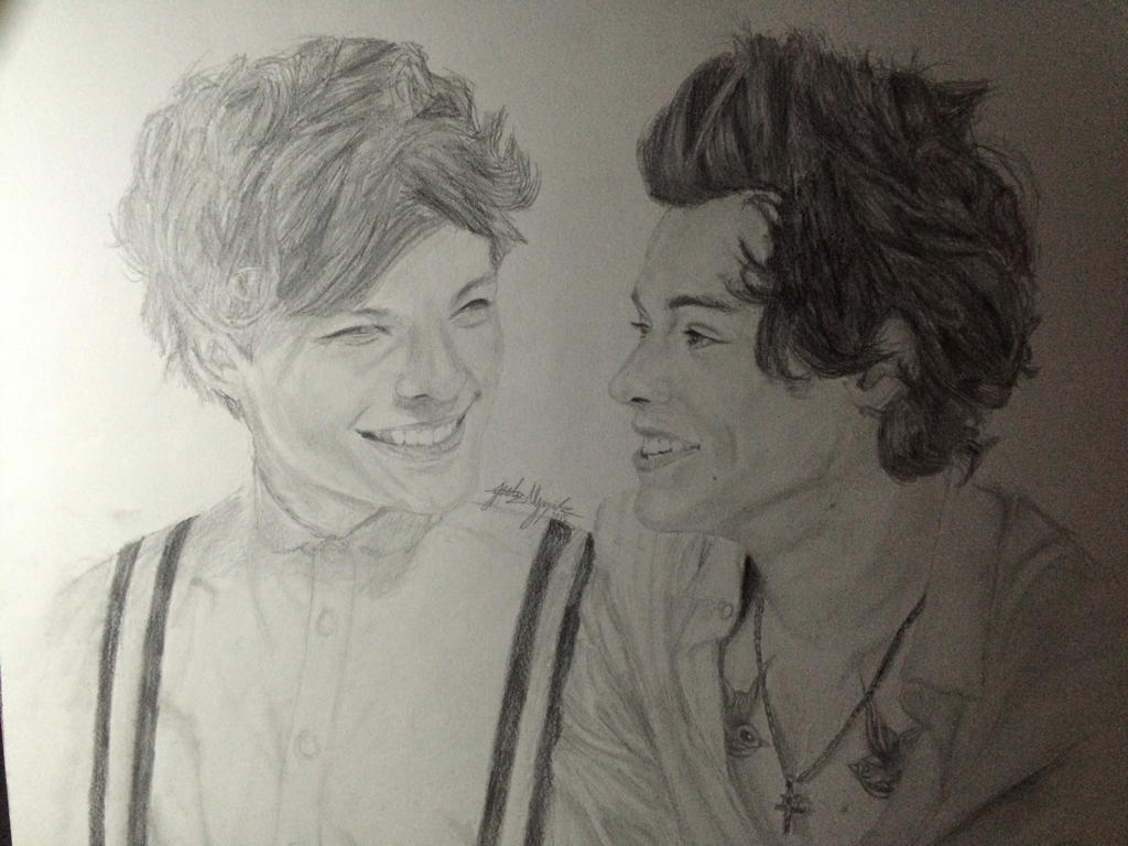 1024x768 Larry Stylinson Realism Drawing - Larry Drawing